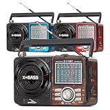 Radio Caixa De Som Retro Marrom