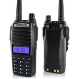 Rádio Comunicador Baofeng Uv 82 Dual Band Rádio Fm   Fone Cor Preto