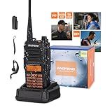 Rádio Comunicador Baofeng Walkie Talkie UV 9R Plus A Prova D água 10w 128 Canais VHF UHF Bateria 10 000 MAh
