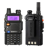 Rádio Comunicador Ht Walk Talk Dual Band Uhf Vhf Uv 5r Fm