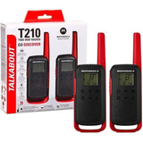 Rádio Comunicador Talkabout 32km T210 Vermelho