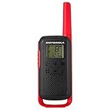 Rádio Comunicador Talkabout 32km T210BR Vermelho Preto Motorola
