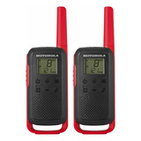 Rádio Comunicador Talkabout 32km T210br Vermelho/preto