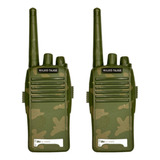 Rádio Comunicador Walkie Talkie Infantil Verde Militar