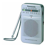 Rádio De Bolso Am fm Panasonic Rf p50d Rf p50d Prateado