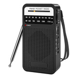 Rádio De Bolso Am Fm Rádio Transistorizado Com Alto falante