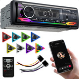 Radio De Carro Bluetooth Potente Melhor Q Soni Com Controle