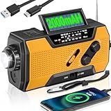 Rádio De Emergência Com Manivela 2000 Mah Cabo De Carregamento Rádio De Manivela Manual Ádio Operado Por Bateria Alarme Sos Am Fm E Lanterna De Led Radio Caixa De Som Radio Portatil Rádio