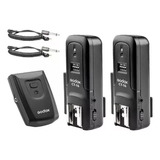 Radio Flash C 2 Receptores Para Dslr Canon Nikon 16 Canais