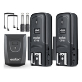 Radio Flash Ct 16 Godox 16 Canais Com 2 Receptores