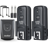 Rádio Flash Godox Ct 16 Transmissor 2 Receptores