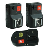 Radio Flash Pt 04 4 Canais Transmissor 2 Receptores