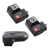 Rádio Flash Pt 04ne Transmissor E 2 Receptores 4 Canais