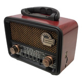 Rádio Fm Am Sw Vintage Retrô Kapbom Bluetooth Pen Drive Cor Cor Aleatoria 110v 220v bivolt