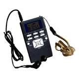 Rádio Fm Lcd Digital Gravador Receptor De Rádio Preto