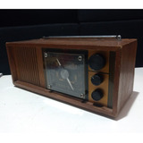 Rádio Madeira Antigo 50 Anos Usado Funcionando