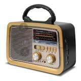 Radio Modelo Antigo Vintage Bluetooth Lanterna
