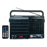 Rádio Motobras Rm pu32ac Am Fm Bluetooth 7 Faixas Analógico 110v 220v Portátil Cor Preto