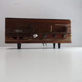 Rádio Motoradio Om Madeira Retrô Vintage Funcionando