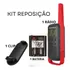Radio Motorola T210br 1 Unidade Bateria Para Reposição Semi Bandas De Freqüência Uhf Cor Preto