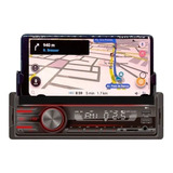 Radio Mp3 Automotivo Com Suporte P  Celular Usb Bluetooth