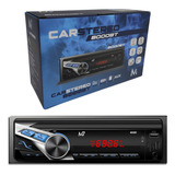 Rádio Mp3 Player 4x50w Bluetooth Usb P2 Som Carro 4 Saídas
