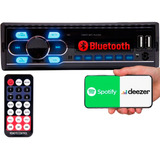 Rádio Para Carro Bluetooth Usb Fm