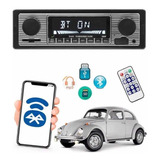 Rádio Para Fusca Antigo Bluetooth Usb 