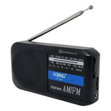 Rádio Portátil Analógico Am Fm Antena