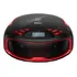 Rádio Portátil Benoá X8 Fm Usb Bluetooth Cor Preto/vermelho