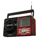 Radio Portatil Bluetooth Pilha