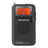 Rádio Portátil De Banda Aérea Preto Hrd 737