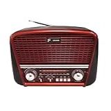 Rádio Portátil F-sound Fs-1631bt Mp3- Bluetooth- Usb E Lanterna - Vermelho