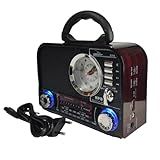 Rádio Portatil Retro Vintage Antigo Bluetooth