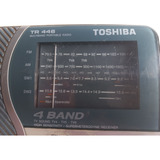 Rádio Portátil Toshiba Tr 446 Fotos Reais Do Aparelho 