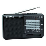 Rádio Portátil Xhdata D 328 Fm Am Sw Mp3 Player Com Cartão T