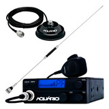 Radio Px 40 Canais Antena 67cm Suporte Magnético Cabo 4mts