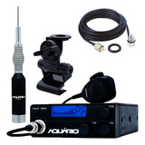 Rádio Px 40 Canais Antena Suporte Porta Malas Cabo 5 5mts
