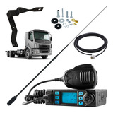 Rádio Px 80 Canais Antena Argentina Black Cabo 5 5m Volvo Vm