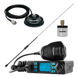 Radio Px 80 Canais Antena Mini Argentina Black Sup Magnetico