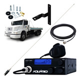 Rádio Px Antena Mini Maria Mole Inox 1 40mts Cabo Mb Bicudo
