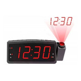 Radio Relógio Despertador Digital Lelong Le 672 Fm Usb E Pro Cor Preto 100v 240v