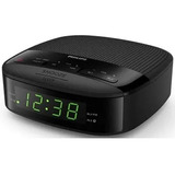 Rádio Relógio Despertador Philips Fm Digital Dual Alarme
