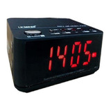 Rádio Relógio Digital Despertador Portátil Fm Mesa Bluetooth