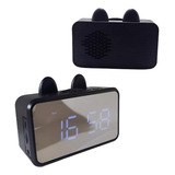 Radio Relogio Digital Despertador Temperatura Bluetooth Aux