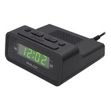 Radio Relogio Philco Par1006 Digital Verde Led Dual Alarm