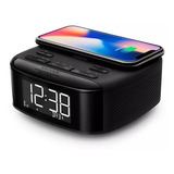 Rádio Relógio Philips Fm Bluetooth Carregador Indução Cor