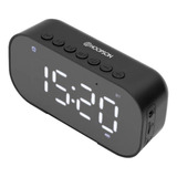 Rádio Relógio Portátil Digital Bluetooth Clock 01 Hoopson