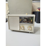 Rádio Relógio Valvulado Philco Antigo Funcionando Garantia