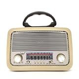Rádio Retro A3199T Lanterna Bluetooth Fm Pendrive -Marrom-